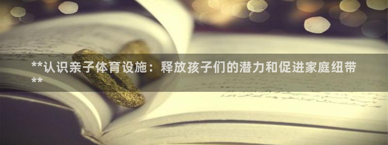 意昂平台体育：**认识亲子体育设施：释放孩子们的潜力