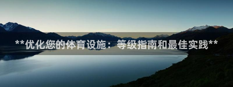 意昂体育3招商电话地址：**优化您的体育设施：等级指