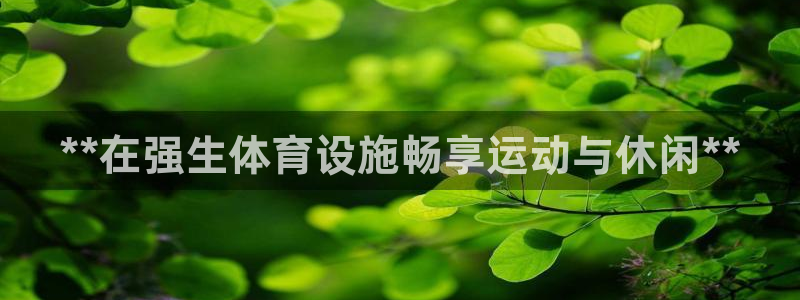 注册意昂3：**在强生体育设施畅享运动与休闲**