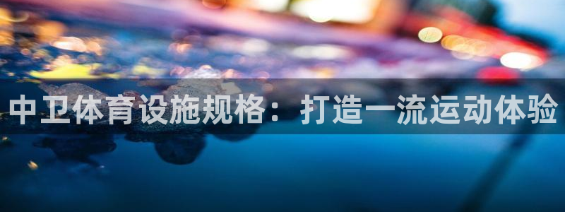 意昂体育3平台是正规平台吗：中卫体育设施规格：打造一